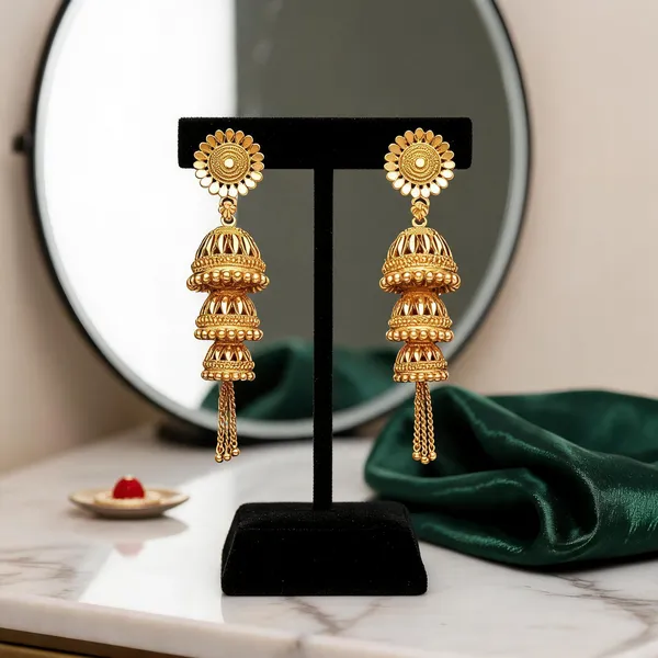Pack_Of_2_Pairs_|_Gold_Copper_Layered_Tiered_Jhumka_Earrings_For_Women