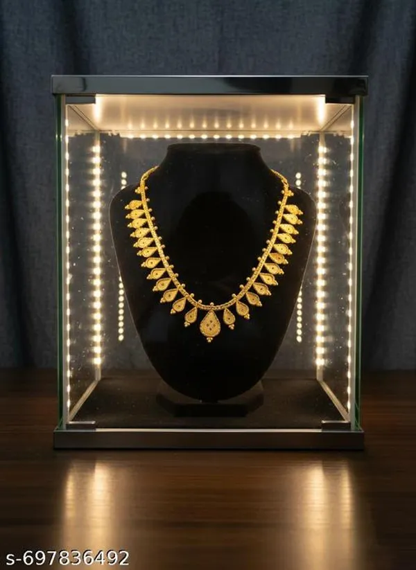 Gold_Alloy_Gold_Plated_Choker_Necklace_For_Women