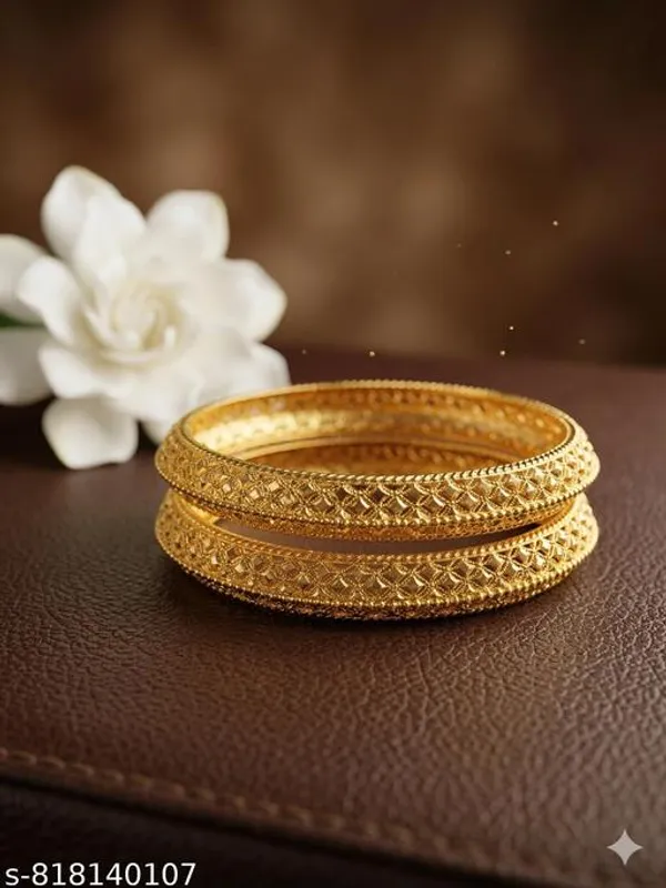 Pack_Of_2_Pairs_|_Gold_Copper_Gold_Plated_Designer_Kankan_Bangle_For_Women