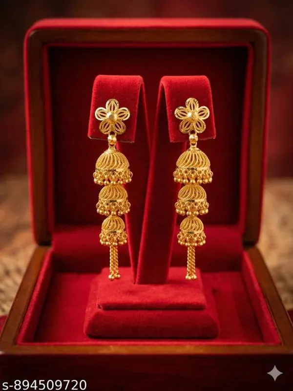 Pack_Of_2_Pairs_|_Gold_Copper_Gold_Plated_Temple_Jhumka_Earrings_For_Women