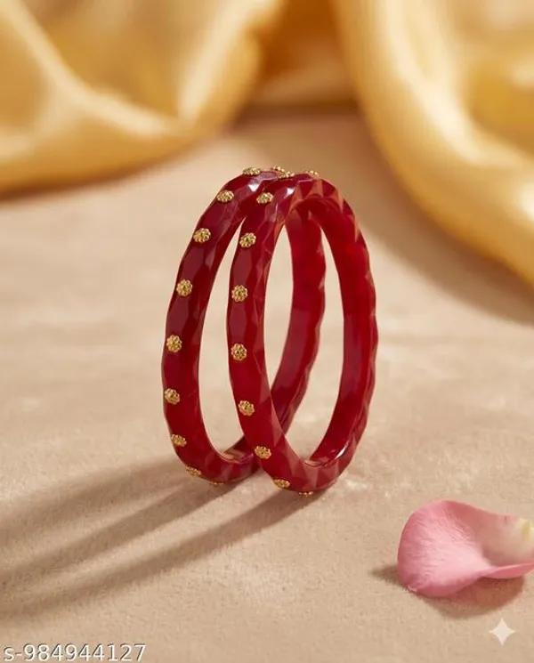 Pack_Of_2_Pairs_|_Red_Plastic_Gold_Plated_Sankha_Pola_Ethnic_Bangle_For_Women