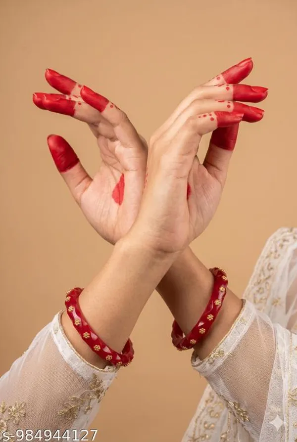 Pack_Of_2_Pairs_|_Red_Plastic_Gold_Plated_Sankha_Pola_Ethnic_Bangle_For_Women
