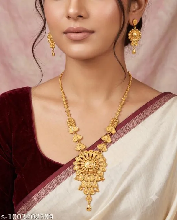 Brass_Copper_Gold_Plated_Traditional_Necklace_Set_For_Women