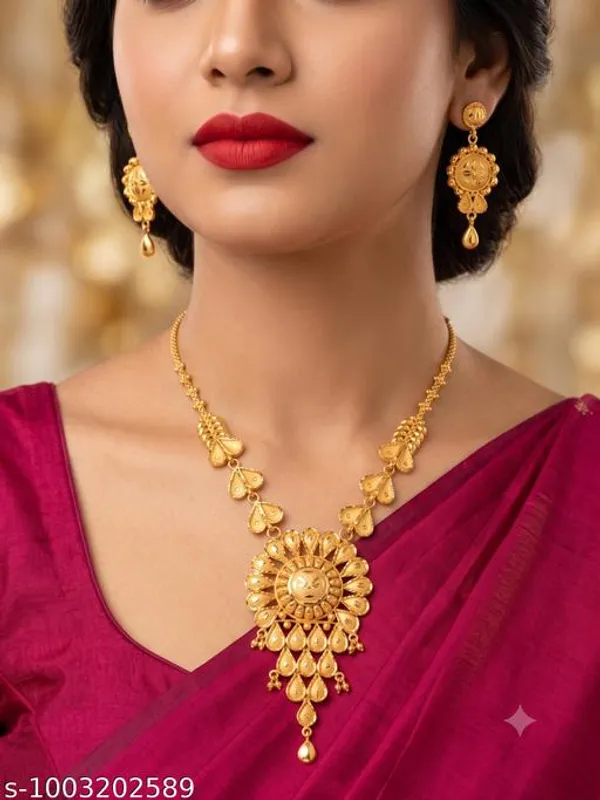 Brass_Copper_Gold_Plated_Traditional_Necklace_Set_For_Women