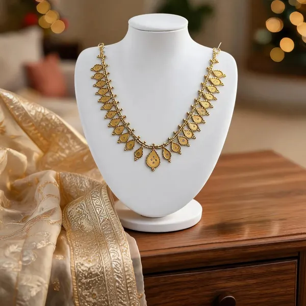 Gold_Alloy_Gold_Plated_Choker_Necklace_For_Women