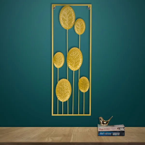 Metal_Contemporary_Leaf_Design_Wall_Decor