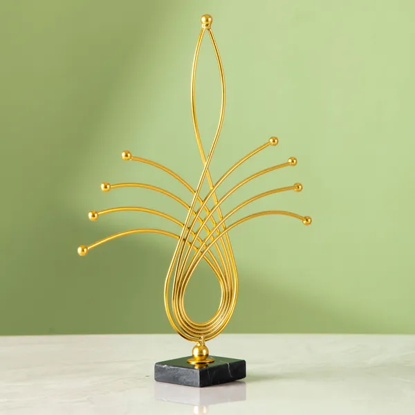 Metal_Modern_Abstract_Curved_Tabletop_Sculpture
