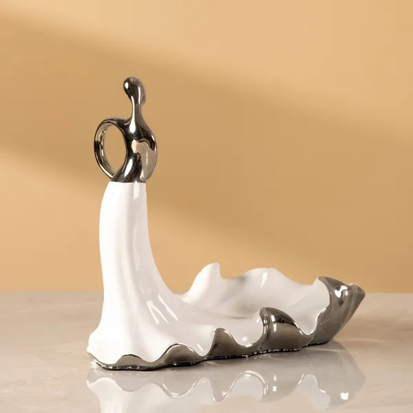 Ceramic_Contemporary_Swan_Design_Wine_Bottle_Holder