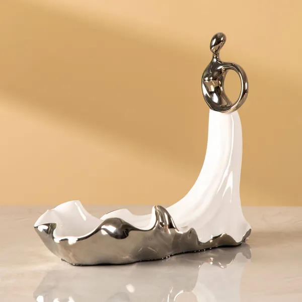 Ceramic_Contemporary_Swan_Design_Wine_Bottle_Holder