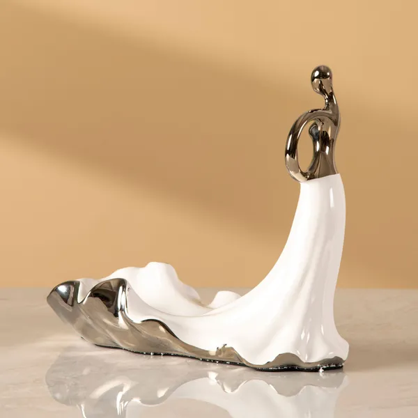 Ceramic_Contemporary_Swan_Design_Wine_Bottle_Holder