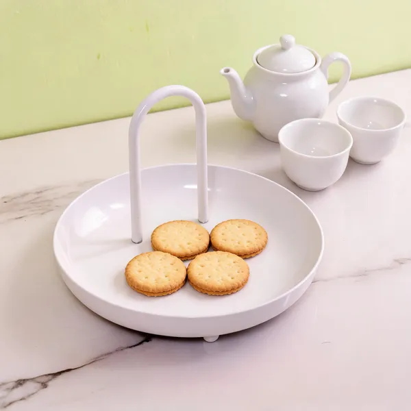 Metal_Minimal_White_Round_Serving_Tray_With_Handle