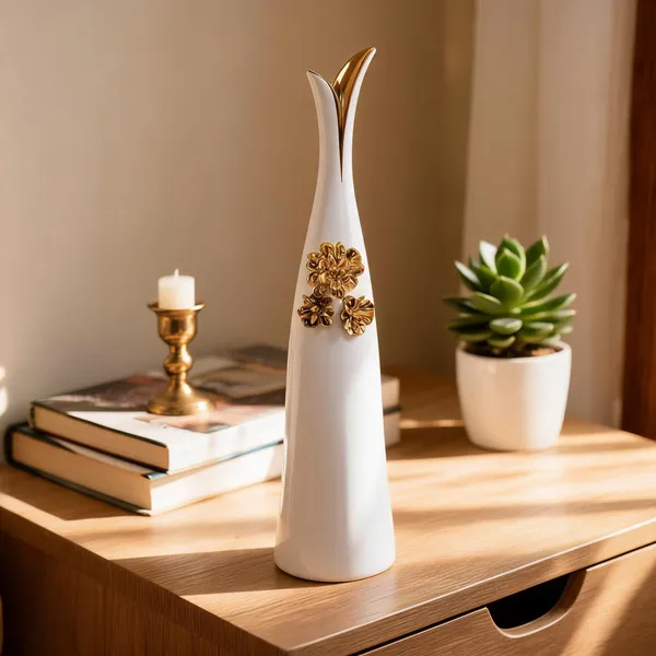 Ceramic_Contemporary_3D_Floral_Relief_Decorative_Vase