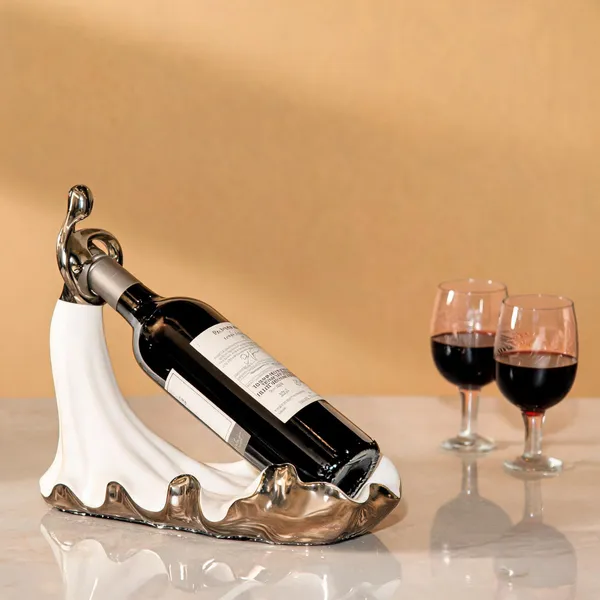 Ceramic_Contemporary_Swan_Design_Wine_Bottle_Holder