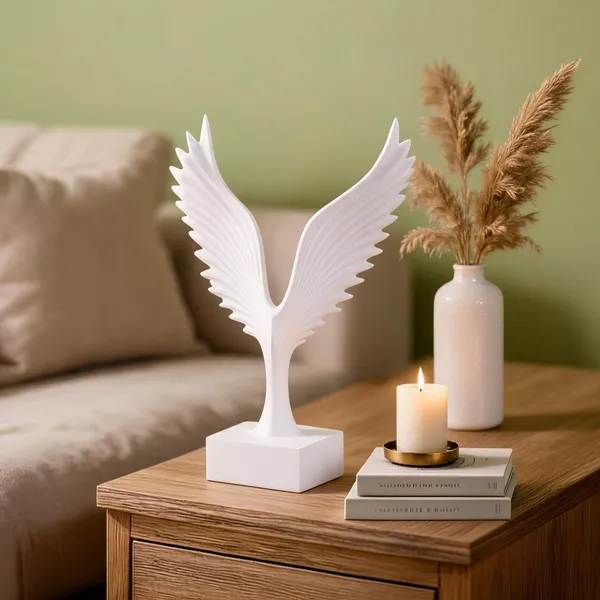 Resin_Contemporary_White_Angel_Wings_Decorative_Sculpture
