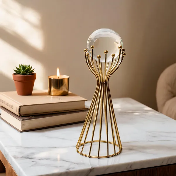 Metal_Modern_Crystal_Ball_Decorative_Showpiece