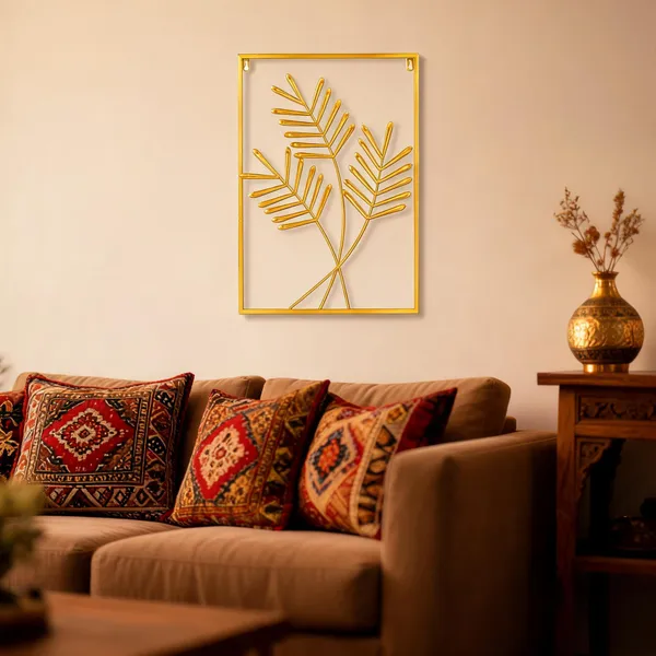 Metal_Contemporary_Leaf_Pattern_Wall_Decor