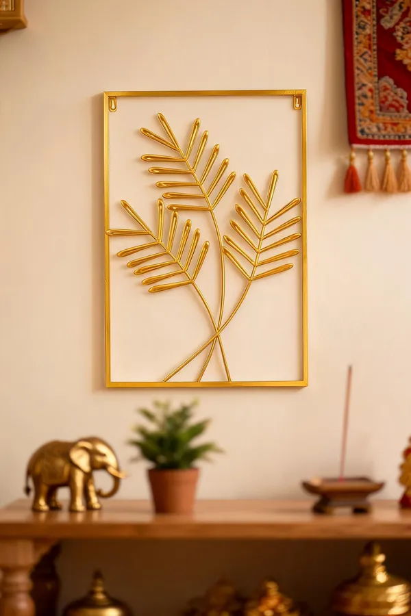 Metal_Contemporary_Leaf_Pattern_Wall_Decor