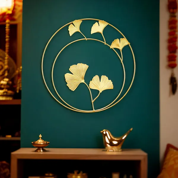 Metal_Botanical_Ginkgo_Leaf_Circular_Wall_Decor