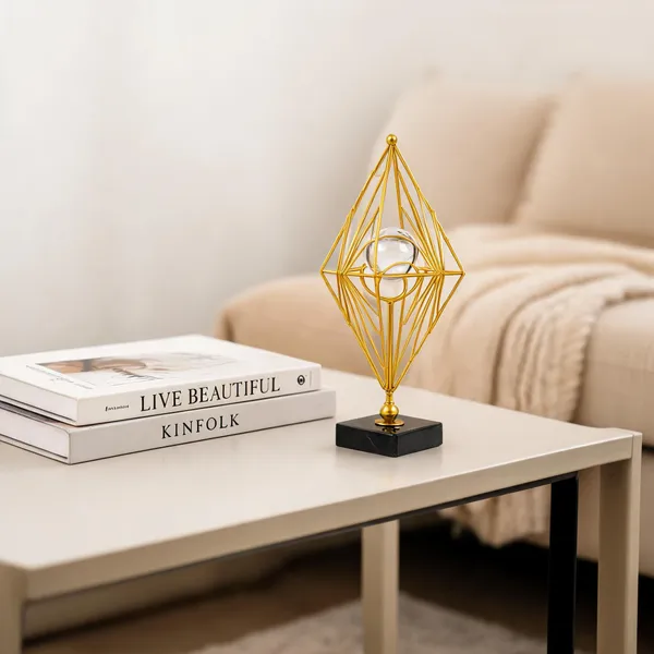 Metal_Modern_Geometric_Crystal_Sphere_Tabletop_Sculpture