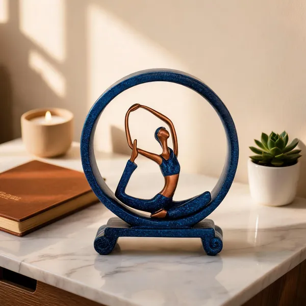 Ceramic_Yoga_Pose_Circular_Frame_Figurine