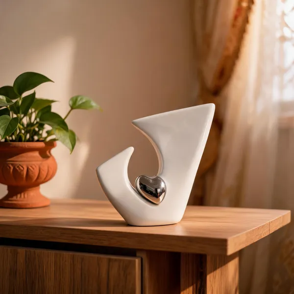 Ceramic_Abstract_Heart_Accent_Decorative_Vase