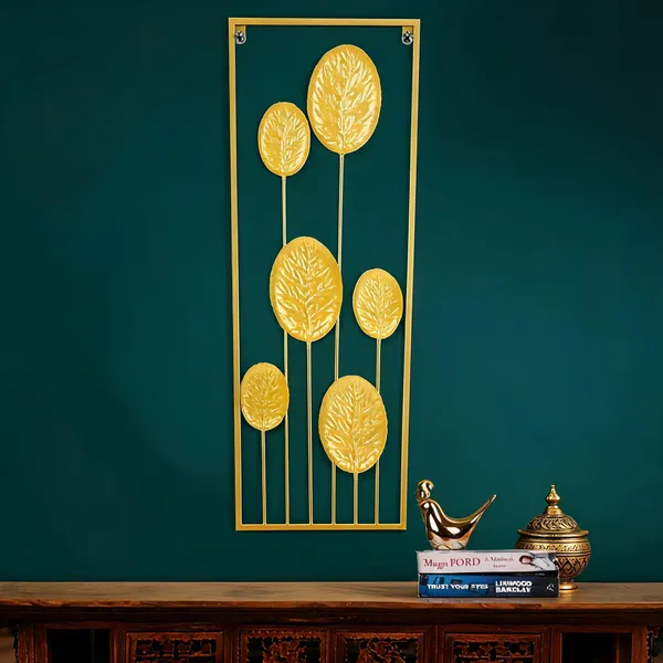 Metal_Contemporary_Leaf_Design_Wall_Decor