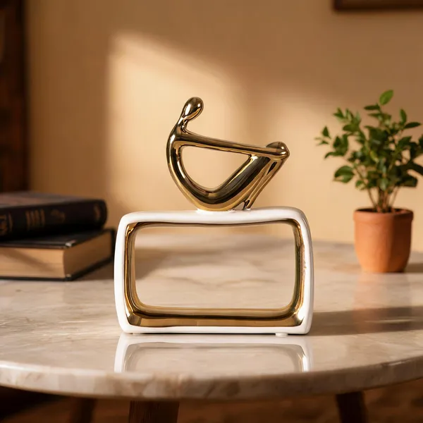 Ceramic_Contemporary_Abstract_Gold_Finish_Showpiece