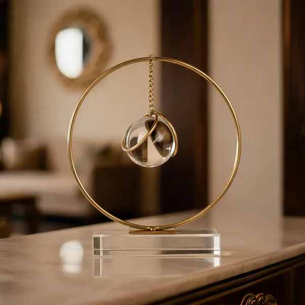 Metal_Contemporary_Hanging_Sphere_Table_Sculpture