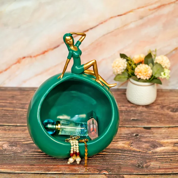 Ceramic_Decorative_Green_Gold_Figurine_Bowl