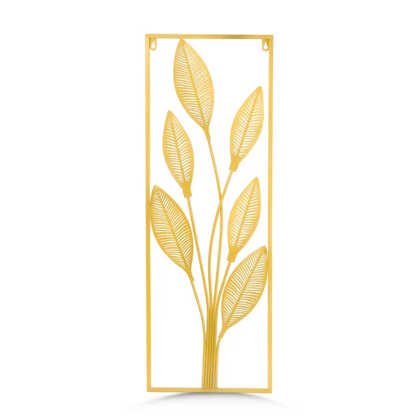 Metal_Contemporary_Six-Leaf_Botanical_Wall_Decor_Panel