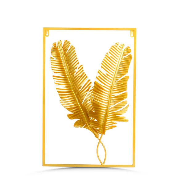 Metal_Contemporary_Botanical_Feather_Wall_Decor_Frame