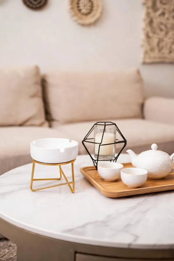 Ceramic_Modern_White_Gold_Metal_Stand_3-Rest_Ashtray