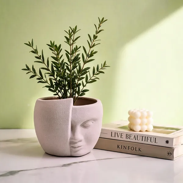 Terracotta_Boho_Human_Face_Design_Planter_Pot