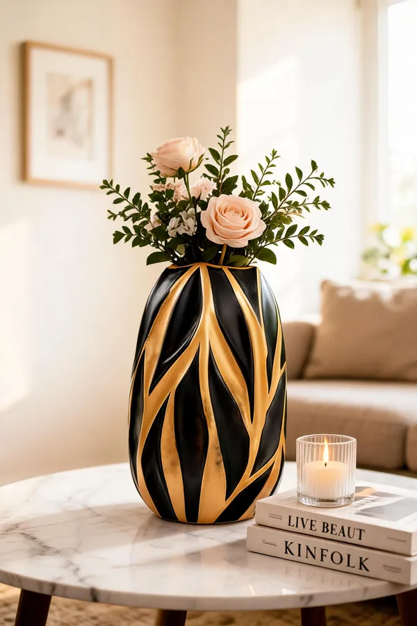 Ceramic_Modern_Hand_Painted_Flowing_Pattern_Flower_Vase