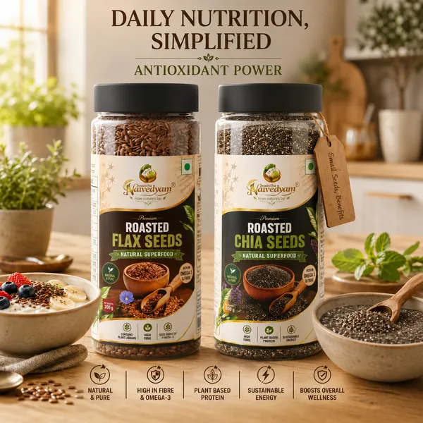 Svaastha_Naivedyam_Roasted_Chia_Seeds_200_G_And_Svaastha_Naivedyam_Dry_Roasted_Flax_Seeds_200_G_Combo_Pack_Of_2