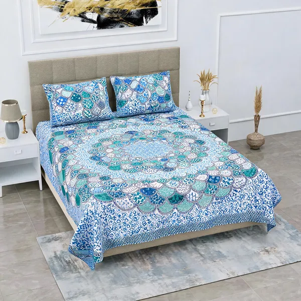 Cotton_Jaipuri_Multicolor_Jaipuri_Prints_Bed_Sheet_With_2_Pillow_Covers