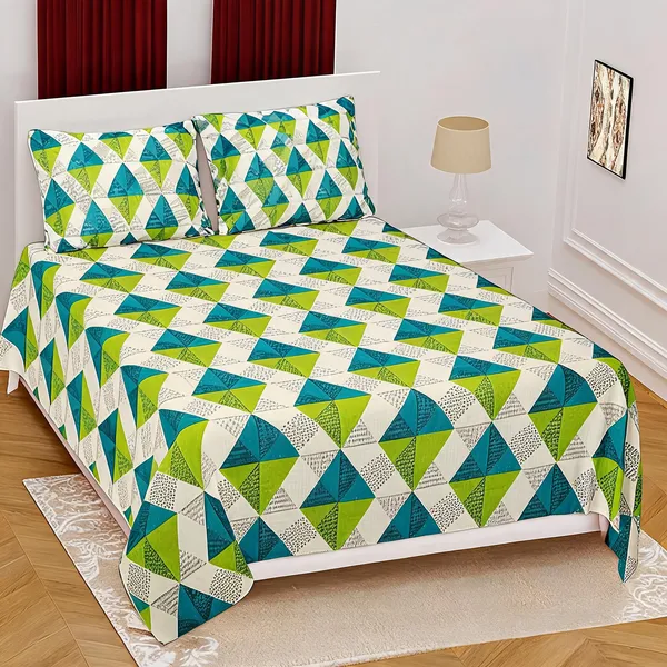 Cotton_Multicolor_Jaipuri_Print_Bed_Sheet_With_2_Pillow_Covers