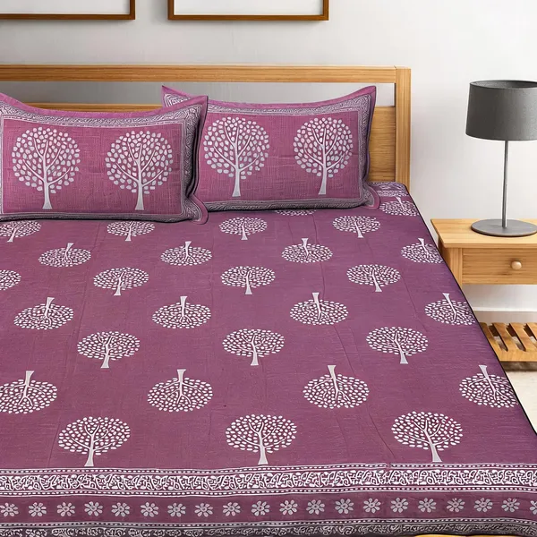 Cotton_Jaipuri_Prints_Multicolor_Bed_Sheet_With_2_Pillow_Covers