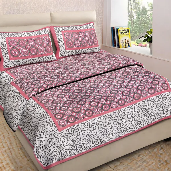 Cotton_Jaipuri_Multicolor_Jaipuri_Prints_Bed_Sheet_With_2_Pillow_Covers