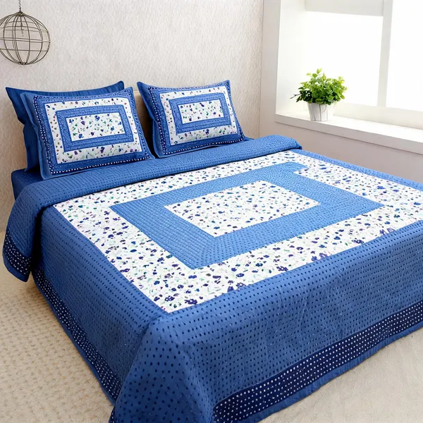 Cotton_Jaipuri_Multicolor_Jaipuri_Prints_Bed_Sheet_With_2_Pillow_Covers
