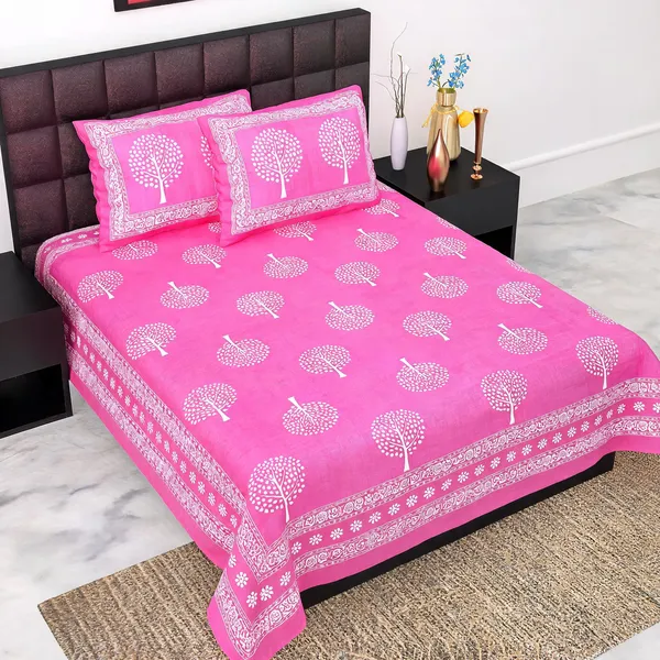 Cotton_Jaipuri_Multicolor_Jaipuri_Prints_Bed_Sheet_With_2_Pillow_Covers