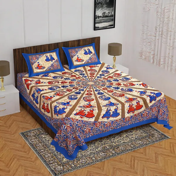Cotton_Printed_Multicolor_Bed_Sheet_With_2_Pillow_Covers