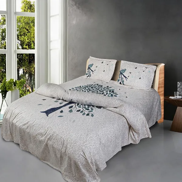 Cotton_Jaipuri_Prints_Multicolor_Bed_Sheet_With_2_Pillow_Covers