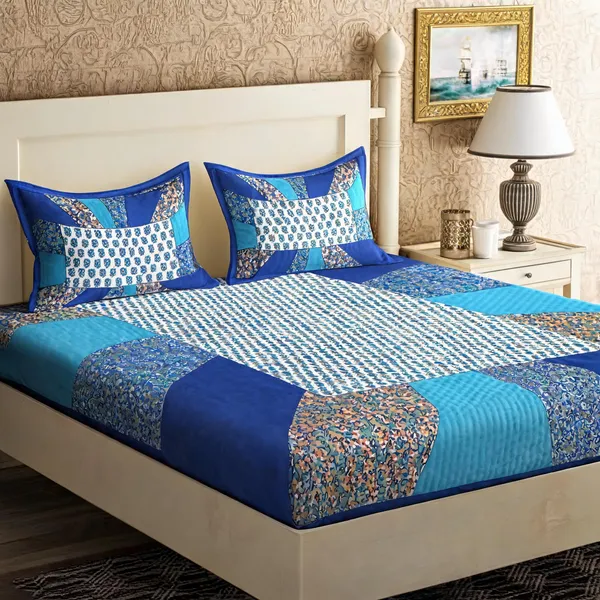 Cotton_Printed_Multicolor_Bed_Sheet_With_2_Pillow_Covers