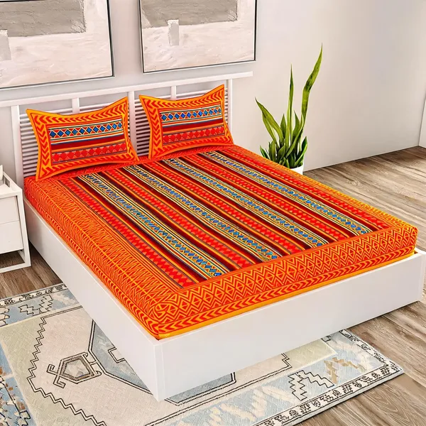 Cotton_Multicolor_Floral_Bed_Sheet_With_2_Pillow_Covers