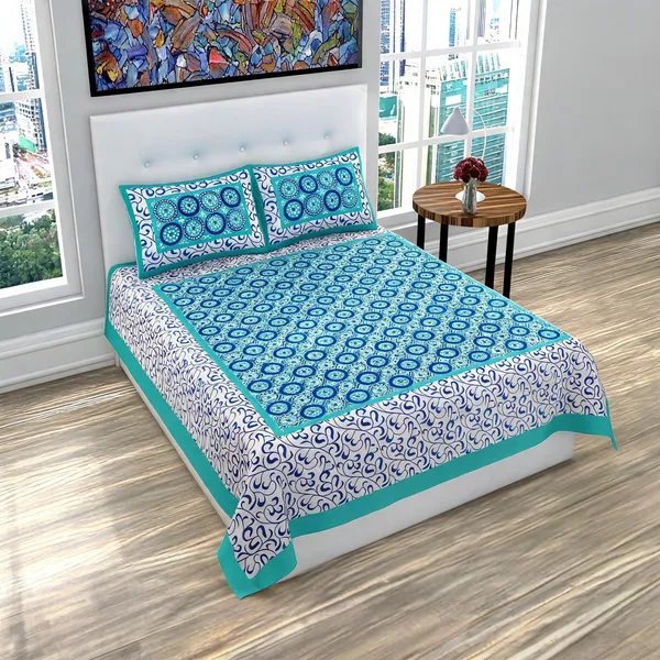 Cotton_Printed_Multicolor_Bed_Sheet_With_2_Pillow_Covers