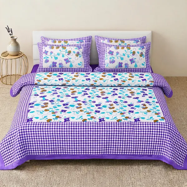 Cotton_Jaipuri_Print_Multicolor_Bed_Sheet_With_2_Pillow_Covers