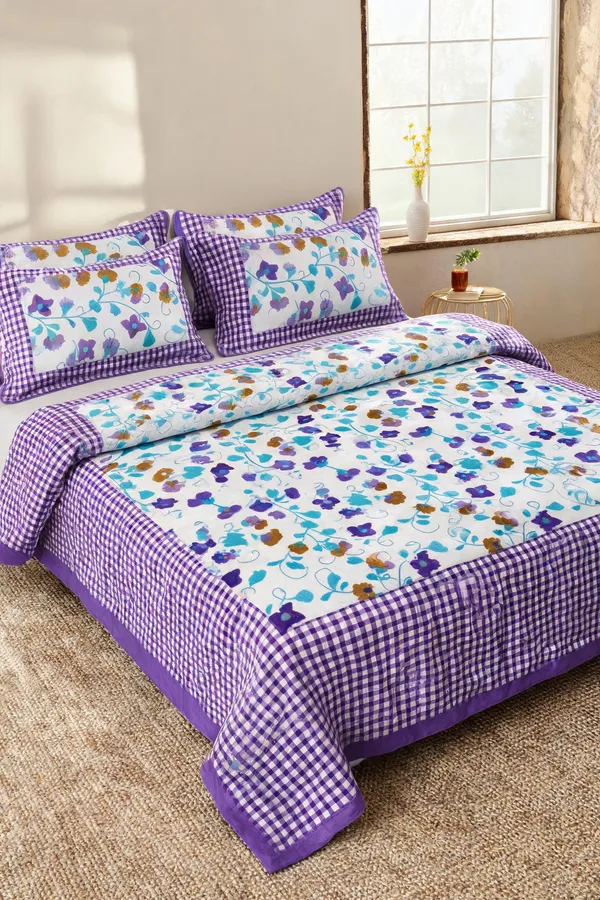 Cotton_Jaipuri_Print_Multicolor_Bed_Sheet_With_2_Pillow_Covers