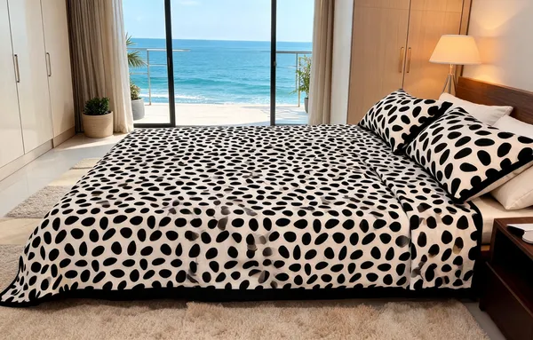 Cotton_Printed_White_And_Black_Bed_Sheet_With_2_Pillow_Covers
