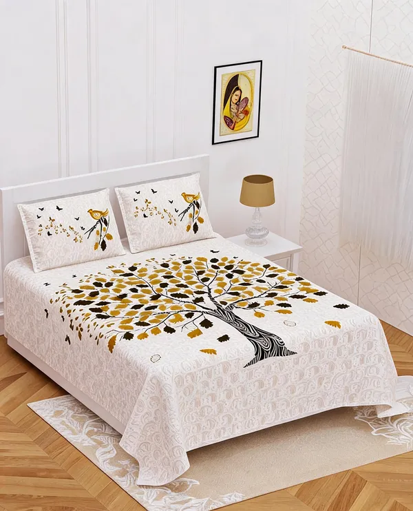 Cotton_Printed_White_Bed_Sheet_With_2_Pillow_Covers